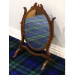 Victorian mahogany tilt top dressing table mirror. UK Postage £25.