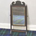 19th century mahogany dressing table mirror. 54 cm x 30 cm. UK Postage £25.