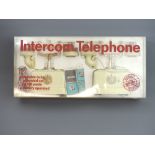 Vintage Geobra intercom telephone in the original box. UK Postage £20.