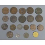 An interesting collection of Georgian and later tokens, including Union Copper Company Birmingham