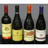 Three bottles of Chateauneuf-du-Pape 2010 & 2011 and Saint Emilion 2010. UK Postage £20.