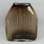 Whitefriars Baxter design cinnamon art glass 'Shoulder' vase. 1967-69. 25 cm. UK Postage £20.