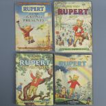 Daily Express The Rupert Book 1949, The New Rupert Book 1951, More Rupert Adventures 1952 and The