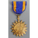World War II USA Air Medal cased. UK Postage £12.