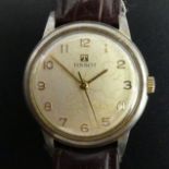 Vintage Tissot manual wind gents watch on a brown leather strap. Dial 32 mm. UK Postage £12.