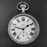 Kays screw back lever open face pocket watch. 52 mm dia. UK Postage £12.