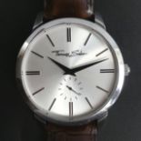 Thomas Sabo quartz watch on a leather strap. 41 mm dial excluding the button. UK Postage £12.