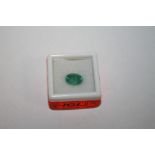 AN IGL CERTIFIED OVAL CUT 2.4CT EMERALD