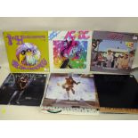 A COLLECTION OF LP RECORDS TO INCLUDE JIMI HENDRIX EXPERIENCE. AC/DC, PINK FLOYD ETC.