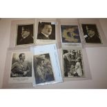 A SMALL QUANTITY OF WWII GERMAN POSTCARDS FEATURING ADOLF HITLER