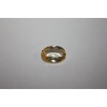 AN OVAL CUT 6.7 CT CITRINE STYLE STONE