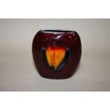 A SMALL ANITA HARRIS PURSE VASE