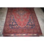 A LARGE RUG approx 182 x 295 cm