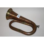 A VINTAGE COPPER BUGLE