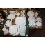 THREE TRAYS OF ROYAL WORCESTER TO INCLUDE CONTESSA AND STRATHMORE