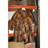 A VINTAGE LADIES FUR COAT