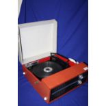 A RETRO BSR PORTABLE RECORD PLAYER