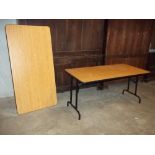 TWO HEAVY DUTY STRONG FOLD AWAY TABLES