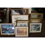 A QUANTITY OF PICTURES AND PRINTS