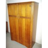 A DOUBLE OAK "AUSTIN SUITE" WARDROBE