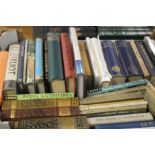 TWO TRAYS OF MAINLY POETRY AND LITERATURE BOOKS INCLUDING CHARLES DICKENS