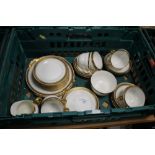 A TRAY OF ROYAL DOULTON TEA & DINNERWARE