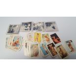 A SMALL COLLECTION OF VINTAGE GLAMOUR CARDS