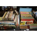 A COLLECTION OF LADYBIRD BOOKS AND A QUANTITY OF DISNEYLAND AND EAGLE BOOKS ETC.