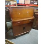 A RETRO TEAK BUREAU H-108 CM W-75 CM