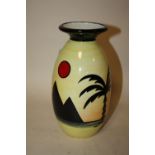 A LORNA BAILEY PYRAMIDS CERAMIC VASE