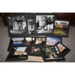 A LARGE QUANTITY OF UNFRAMED ARTISTIC PHOTOGRAPHS MOUNTED ON CARD TO INCLUDE ARCHITECTURAL EXAMPLES