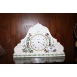 A PORTMEIRION BOTANIC GARDEN MANTEL CLOCK