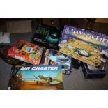 A QUANTITY OF BOARD GAMES ETC.