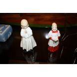 TWO ROYAL DOULTON FIGURES, CHOIR BOY HN2141 AND BED TIME HN1978