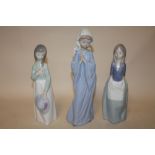 THREE FEMALE NAO FIGURES, ONE A/F