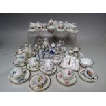 TWO BOXES OF MINIATURE TEA WARE