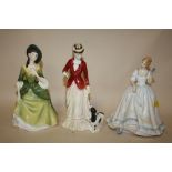 THREE ROYAL DOULTON FIGURES, SANDRA HN2401, PAULA HN3234 AND SARAH HN3384