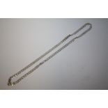 A STERLING SILVER CHAIN