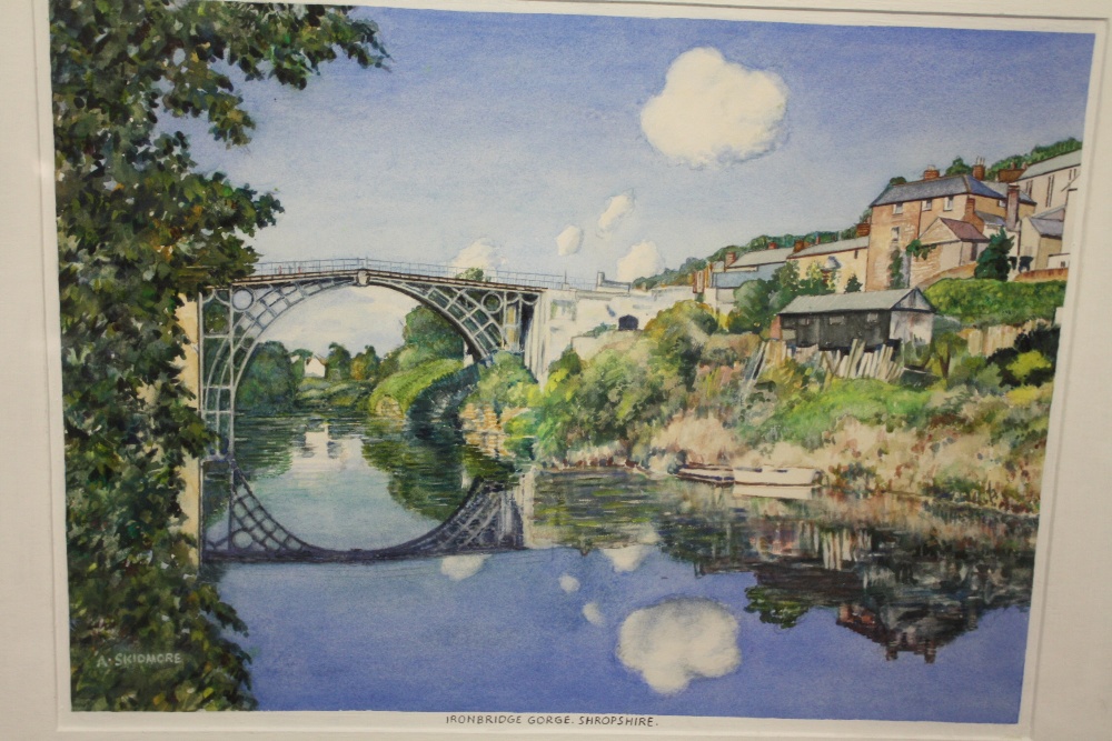 A COLLECTION OF PICTURES AND PRINTS TO INCLUDE A LOWREY PRINT, WATERCOLOUR OF IRONBRIDGE , EDRICK - Image 8 of 11