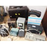 A COLLECTION OF AVOMETERS AND WATTMETERS ETC. TO INCLUDE A BAKELITE CASED EXAMPLE