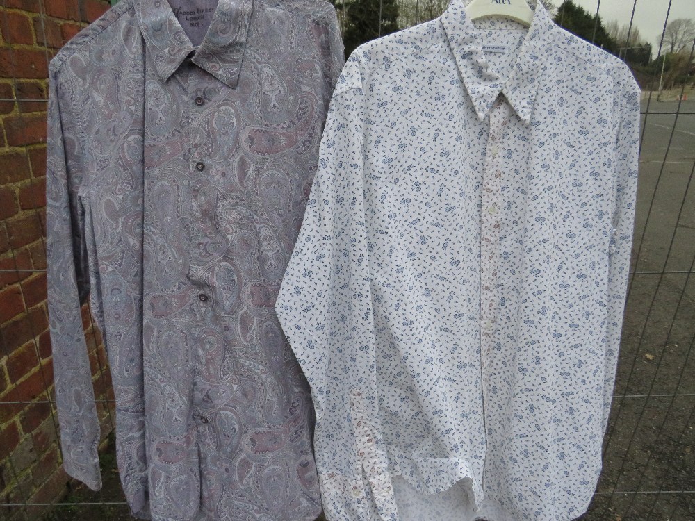 FOUR GENT SHIRTS - Mulberry L, Robert Graham M, etc., together with two jumpers - Nicole Farhi L, - Image 6 of 6