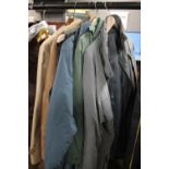 SEVEN GENTS COATS TO INCLUDE DANNIMAC, SHEEPSKIN, OVERCOAT, RAINMAC ETC.