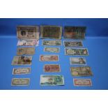 A COLLECTION OF VINTAGE BANKNOTES