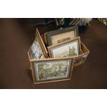 A QUANTITY OF FRAMED PICTURES AND PRINTS