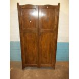 A MAN'S OAK VINTAGE WARDROBE