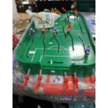 A BOXED VINTAGE POWER AIR HOCKEY GAME , 1970S COLLECTABLE SOCCER GAME COMPLETE WITH GOAL, PLAYERS