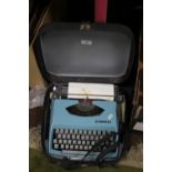 A CASED CONSUL TYPEWRITER