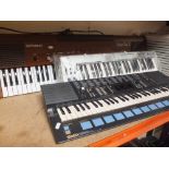 A ROLAND PIANOPLUS 70 KEYBOARD TOGETHER WITH A YAMAHA PORTASOUND PSS-680 ( NO LEADS ) PLUS A