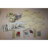 A COLLECTION OF CIGARETTE CARDS TO INCLUDE SILK EXAMPLES