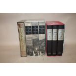 SEVEN FOLIO SOCIETY BOOKS TO INCLUDE 'CAMPAIGNS OF NAPOLEON' THREE BOOK SET, THOMAS CARLISLE 'THE